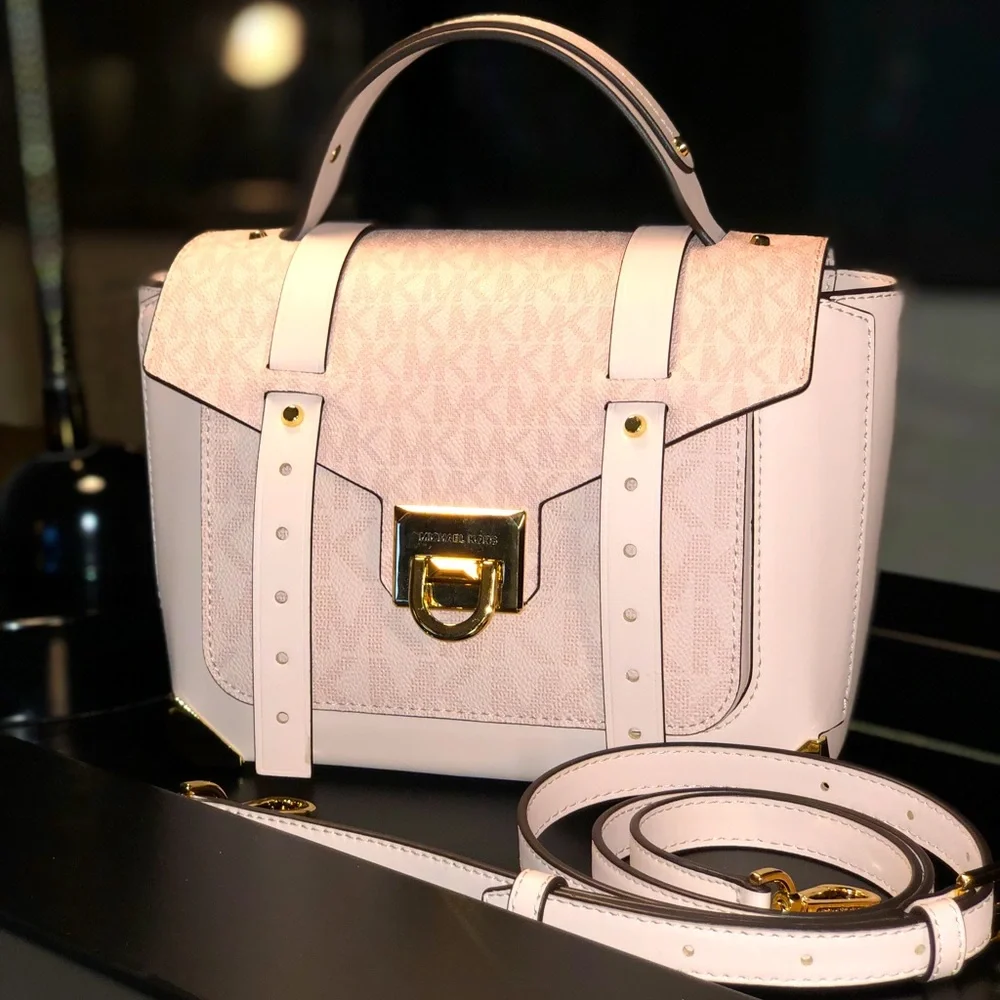 💥Moving to @the_bag_guy💥Michael Kors - Manhattan - DK PWDR BLSH - MD SATCHEL - Picture 4 of 16